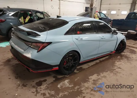 2025 Hyundai Elantra N из США, поврежденный, VIN KMHLW4DK6SU024714